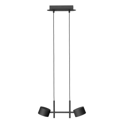 Osram - LED Ρυθμιζόμενο κρεμαστό φωτιστικό με καλώδιο DECOR KYOTO 2xLED/10W/230V CRI 90 μαύρο