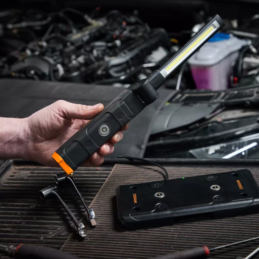 Osram - Ρυθμιζόμενος επαναφορτιζόμενος LED φακός LEDINSPECT WIRE-FREE SLIM 600 LED/5W/3,7V IP54 2600 mAh