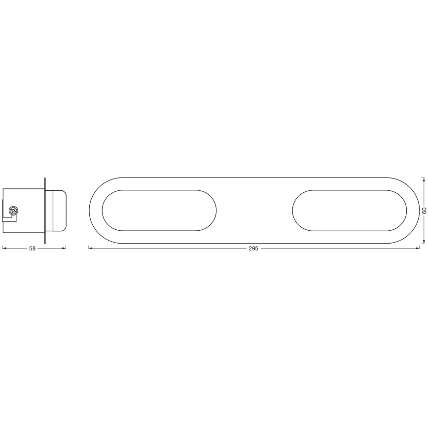 Osram - LED ρυθμιζόμενο επιτοίχιο φωτιστικό μπάνιου SMART+ DUPLO LED/15W/230V 3000-6500K IP44 Wi-Fi