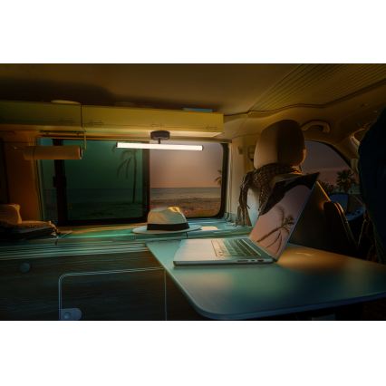 Osram - LED ρυθμιζόμενο επαναφορτιζόμενο επιτοίχιο φωτιστικό αφής NIGHTLUX LED/1,8W/5V μαύρο