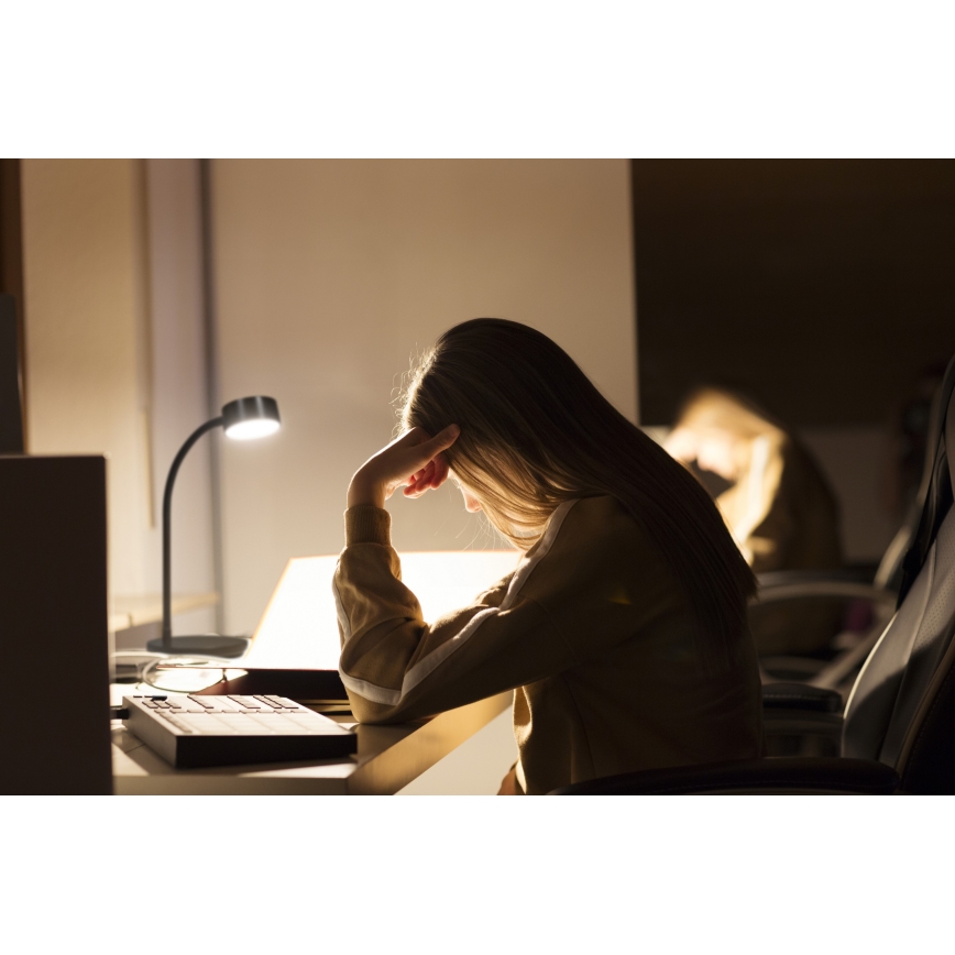 Osram - Ρυθμιζόμενο LED επιτραπέζιο φωτιστικό OFFICE LINE LED/4,8W/230V 3000/4000/6500K μαύρο