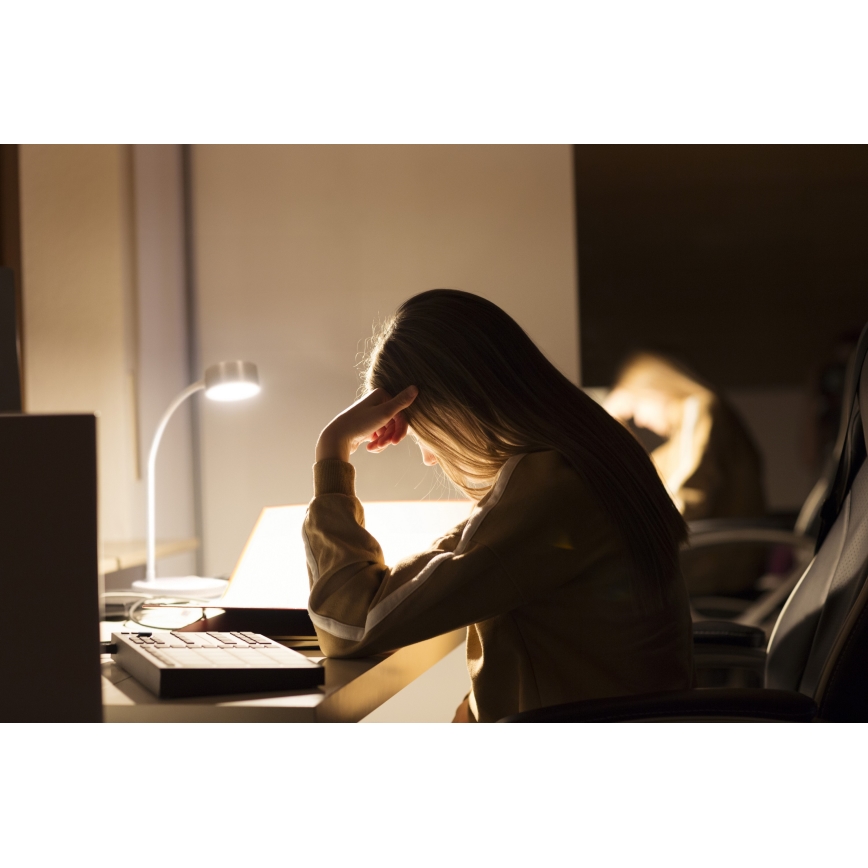 Osram - LED ρυθμιζόμενη επιτραπέζια λάμπα OFFICE LINE LED/4,8W/230V 3000/4000/6500K λευκή