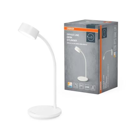 Osram - LED ρυθμιζόμενη επιτραπέζια λάμπα OFFICE LINE LED/4,8W/230V 3000/4000/6500K λευκή