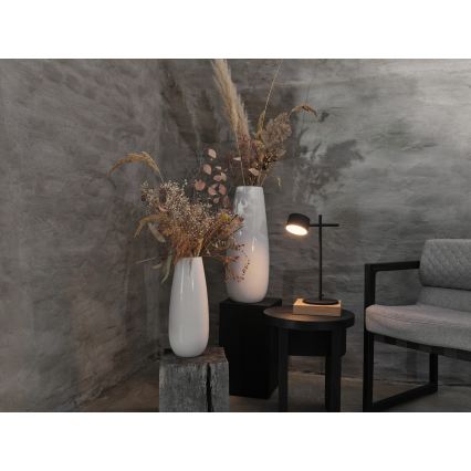 Osram - Επιτραπέζιο LED φωτιστικό με έλεγχο αφής και ρυθμιζόμενη φωτεινότητα DECOR KYOTO LED/12W/230V CRI 90 μαύρο