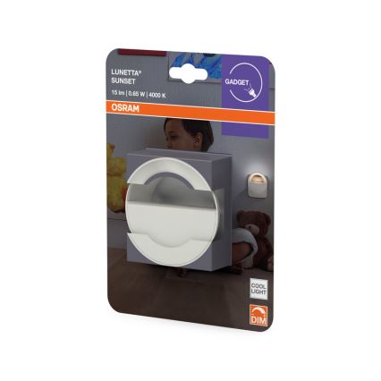 Osram - Ρυθμιζόμενο νυχτερινό φωτάκι LED LUNETTA LED/0,65W/230V