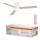 Osram - Ρυθμιζόμενος ανεμιστήρας οροφής BLADE LED/18W/230V 3000/4000/6000K + τηλεχειριστήριο