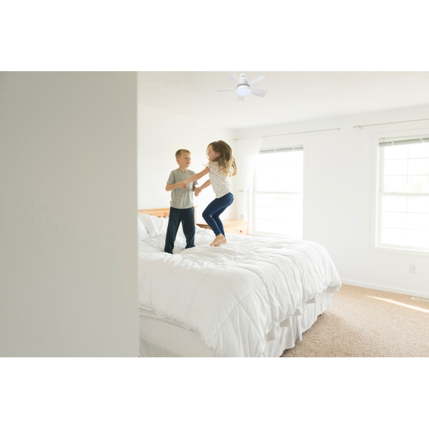 Osram - LED ρυθμιζόμενος ανεμιστήρας οροφής LESTE LED/15W/230V 3000/4000/6500K + τηλεχειριστήριο