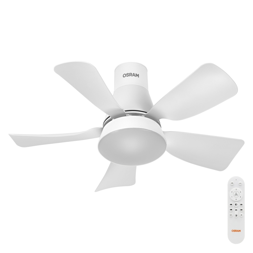 Osram - LED ρυθμιζόμενος ανεμιστήρας οροφής LESTE LED/15W/230V 3000/4000/6500K + τηλεχειριστήριο