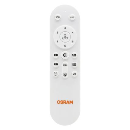 Osram - LED ρυθμιζόμενος ανεμιστήρας οροφής LESTE LED/15W/230V 3000/4000/6500K + τηλεχειριστήριο