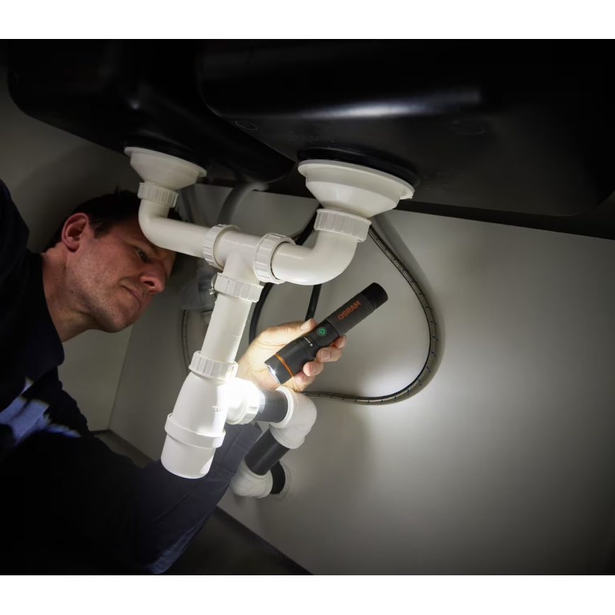 Osram - Ρυθμιζόμενος επαναφορτιζόμενος φακός LEDINSPECT PRO TORCH 1200 LED/13W/3,6V 4000 mAh IP44