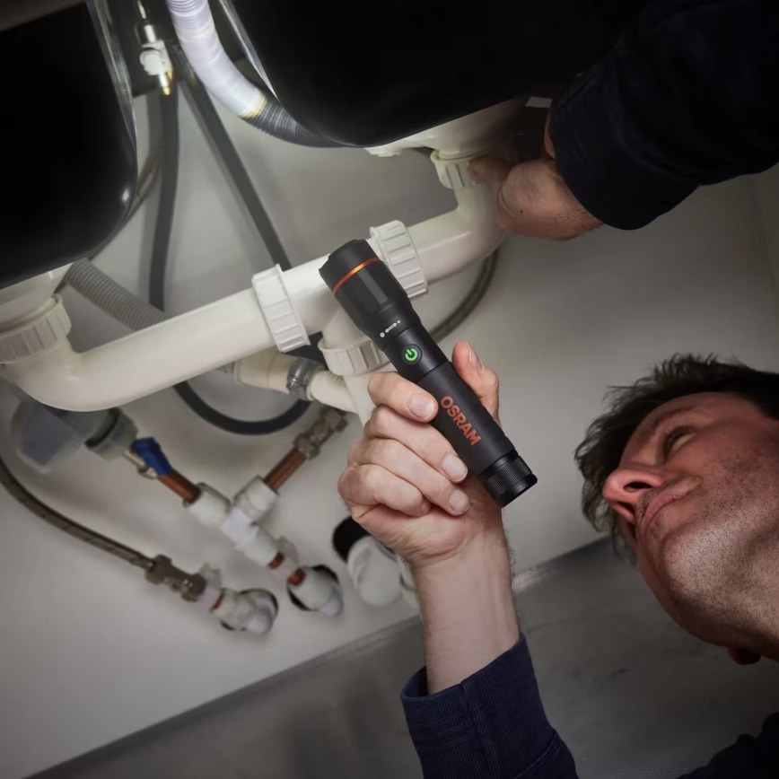 Osram - Ρυθμιζόμενης φωτεινότητας επαναφορτιζόμενος φακός LED LEDINSPECT PRO TORCH 500 LED/6W/3,7V 2200 mAh IP44