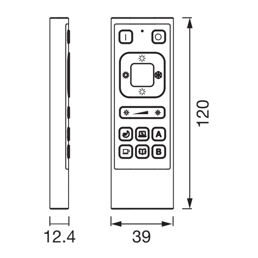 Osram - Τηλεχειριστήριο SMART+ 3,7V Wi-Fi 600 mAh