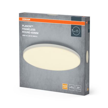 Osram - επιφανειακά τοποθετούμενο LED πάνελ PLANON LED/28W/230V 3000K, Ø 45 cm, λευκό