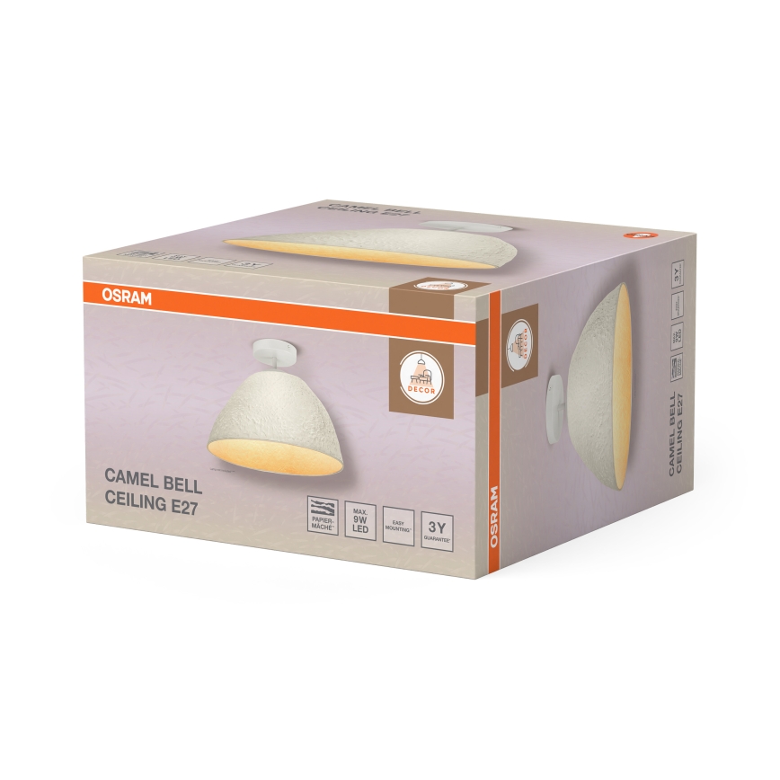Osram - Επιφανειακό φωτιστικό οροφής CAMEL BELL 1xE27/9W/230V Ø 37,5 cm