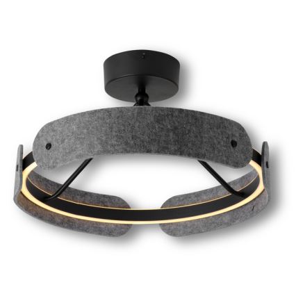 Osram - Επιφανειακό φωτιστικό οροφής DECOR CURVE LED/33W/230V Ø 43 cm γκρι