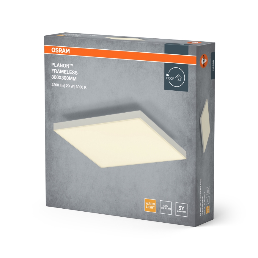 Osram - Επιφανειακό LED πάνελ PLANON LED/20W/230V 3000K 30x30 cm λευκό