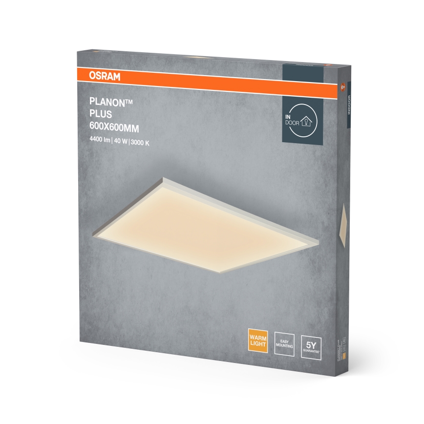 Osram - Επιφανειακό LED πάνελ PLANON LED/40W/230V 59,5x59,5 cm λευκό