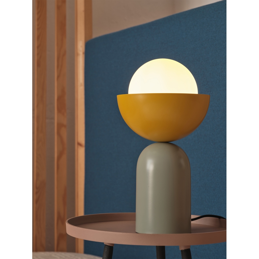 Osram - Επιτραπέζιο φωτιστικό DECOR BOWL 1xE14/25W/230V πράσινο/κίτρινο