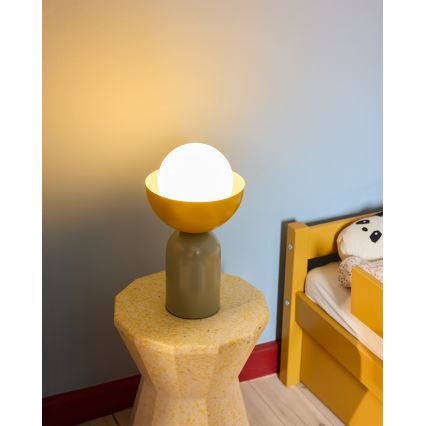 Osram - Επιτραπέζιο φωτιστικό DECOR BOWL 1xE14/25W/230V πράσινο/κίτρινο