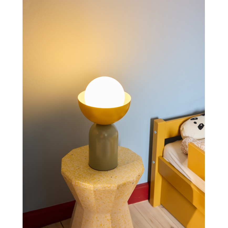 Osram - Επιτραπέζιο φωτιστικό DECOR BOWL 1xE14/25W/230V πράσινο/κίτρινο