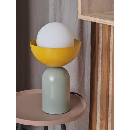 Osram - Επιτραπέζιο φωτιστικό DECOR BOWL 1xE14/25W/230V πράσινο/κίτρινο