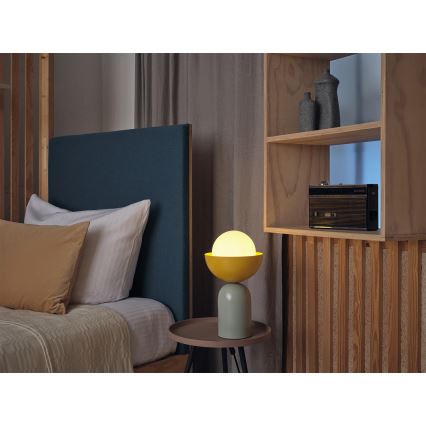 Osram - Επιτραπέζιο φωτιστικό DECOR BOWL 1xE14/25W/230V πράσινο/κίτρινο