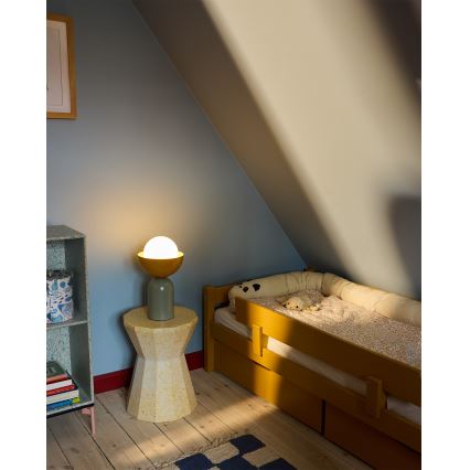 Osram - Επιτραπέζιο φωτιστικό DECOR BOWL 1xE14/25W/230V πράσινο/κίτρινο