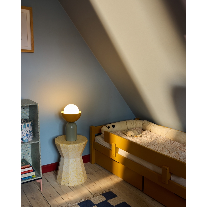 Osram - Επιτραπέζιο φωτιστικό DECOR BOWL 1xE14/25W/230V πράσινο/κίτρινο