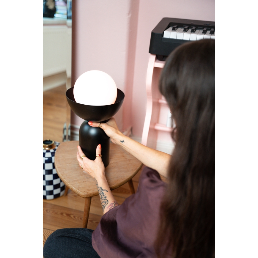 Osram - Επιτραπέζιο φωτιστικό DECOR BOWL 1xE14/25W/230V μαύρο