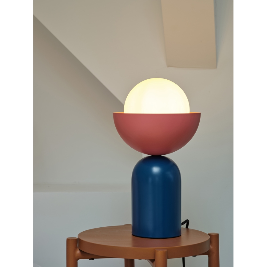 Osram - Επιτραπέζιο φωτιστικό DECOR BOWL 1xE14/25W/230V μπλε/ροζ