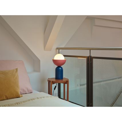 Osram - Επιτραπέζιο φωτιστικό DECOR BOWL 1xE14/25W/230V μπλε/ροζ