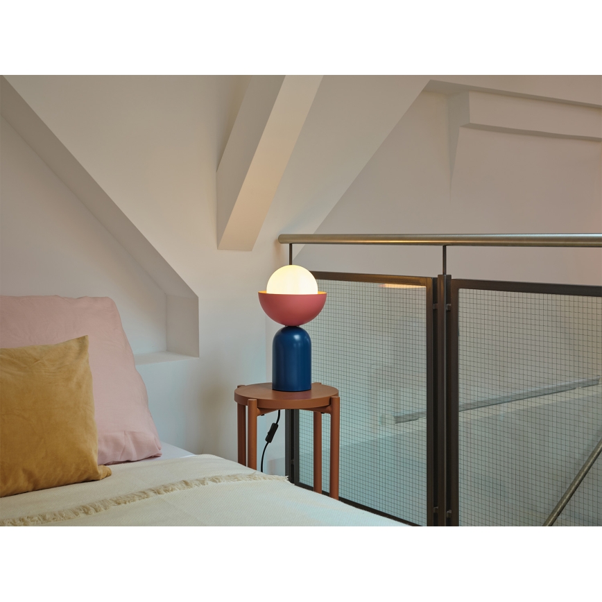 Osram - Επιτραπέζιο φωτιστικό DECOR BOWL 1xE14/25W/230V μπλε/ροζ