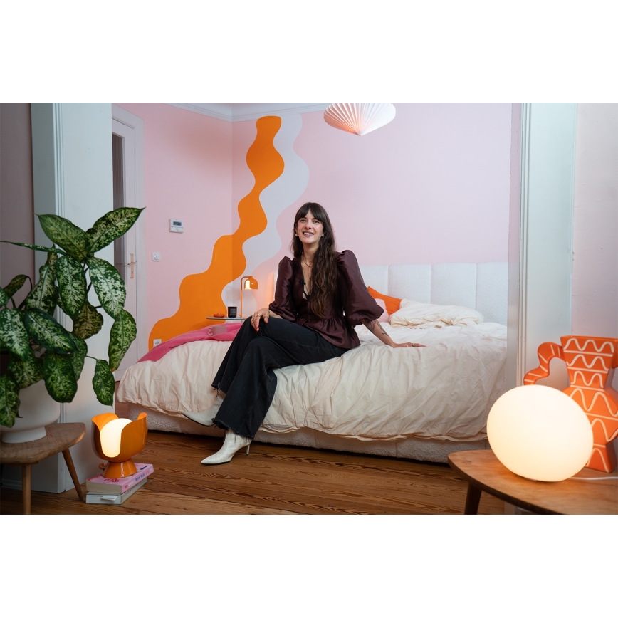 Osram - Επιτραπέζιο φωτιστικό DECOR COROLLE 1xG9/20W/230V πορτοκαλί