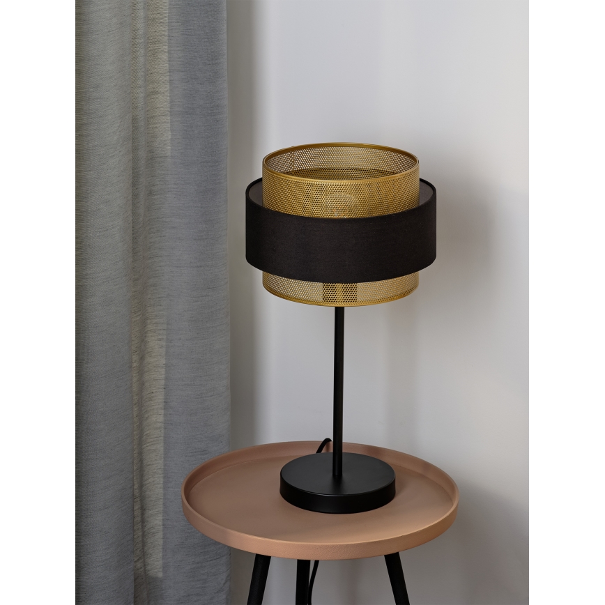 Osram - Επιτραπέζιο φωτιστικό DECOR HORNET 1xE27/10W/230V μαύρο/χρυσό