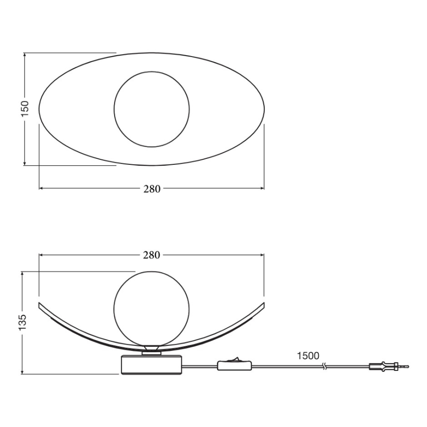 Osram - Επιτραπέζιο φωτιστικό DECOR PEARL 1xG9/5W/230V μπεζ