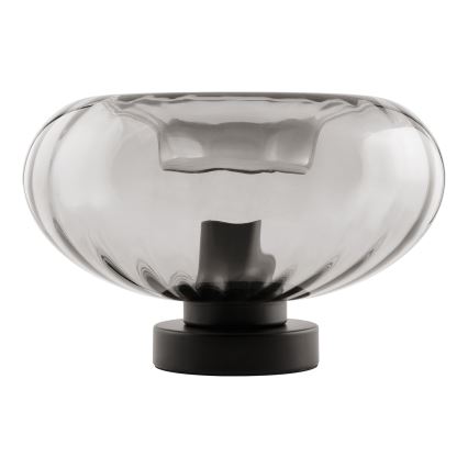 Osram - Επιτραπέζιο φωτιστικό DECOR SMOKE 1xE27/12W/230V μαύρο/καπνιστό γκρι