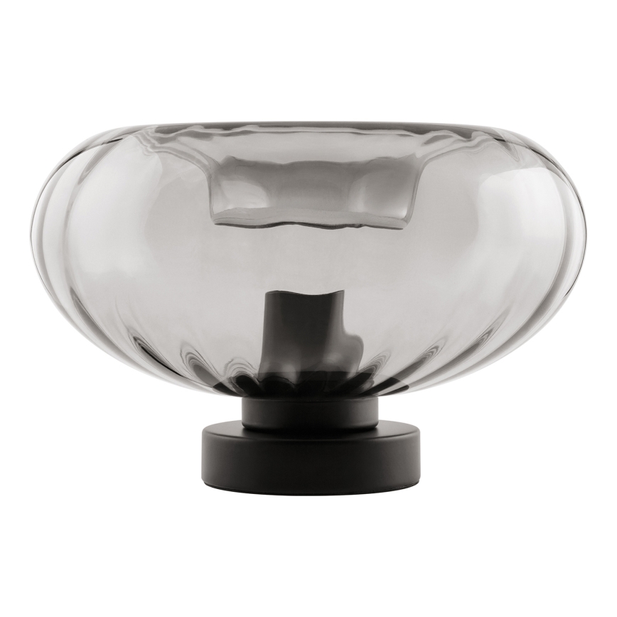 Osram - Επιτραπέζιο φωτιστικό DECOR SMOKE 1xE27/12W/230V μαύρο/καπνιστό γκρι