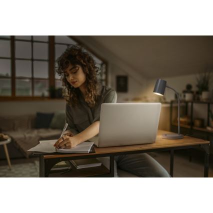 Osram - Επιτραπέζιο φωτιστικό DESK LINE 1xGU10/9W/230V γκρι