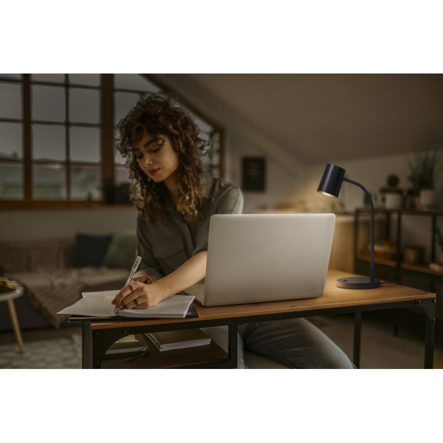 Osram - Επιτραπέζιο φωτιστικό DESK LINE 1xGU10/9W/230V μαύρο