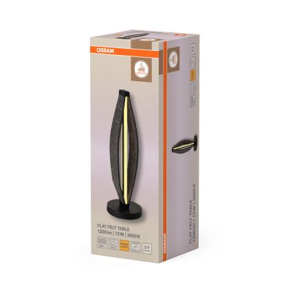 Osram - Επιτραπέζιο φωτιστικό LED DECOR FLAT LED/13W/230V γκρι