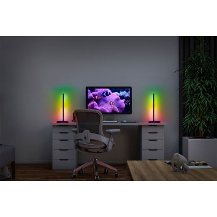 Osram - LED RGBW Ρυθμιζόμενο επιτραπέζιο φωτιστικό SMART+ MAGIC LED/7,5W/230V 2700-6500K μαύρο Wi-Fi + τηλεχειριστήριο