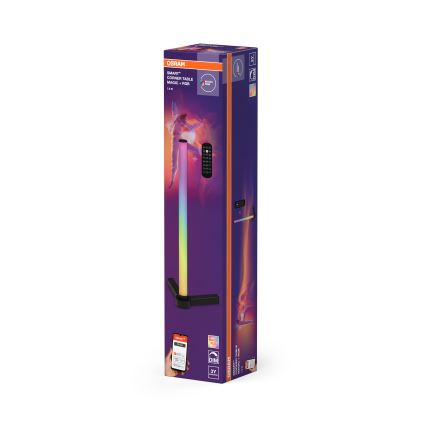 Osram - LED RGBW Ρυθμιζόμενο επιτραπέζιο φωτιστικό SMART+ MAGIC LED/7,5W/230V 2700-6500K μαύρο Wi-Fi + τηλεχειριστήριο