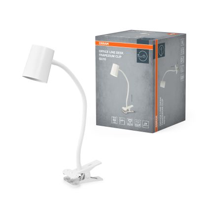 Osram - Επιτραπέζιο φωτιστικό με σφιγκτήρα DESK LINE 1xGU10/9W/230V λευκό
