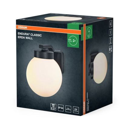 Osram - Επιτοίχια απλίκα εξωτερικού χώρου ENDURA CLASSIC 1xE27/40W/230V IP54 ανθρακί