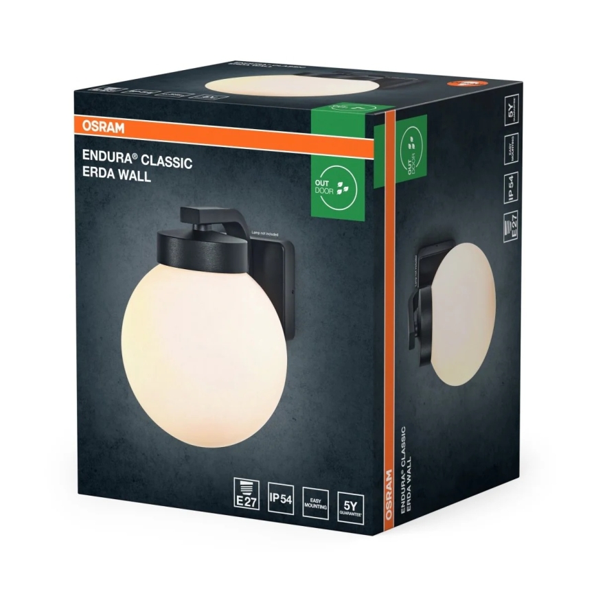 Osram - Επιτοίχια απλίκα εξωτερικού χώρου ENDURA CLASSIC 1xE27/40W/230V IP54 ανθρακί