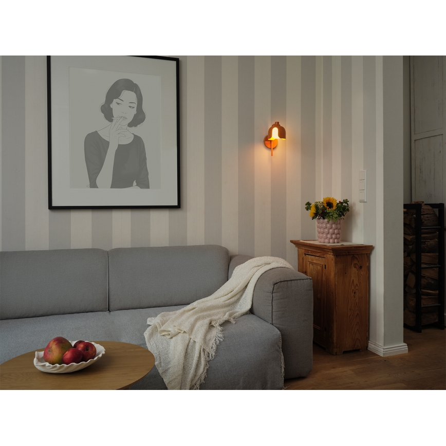 Osram - Επιτοίχιο φωτιστικό DECOR COROLLE 1xG9/20W/230V πορτοκαλί