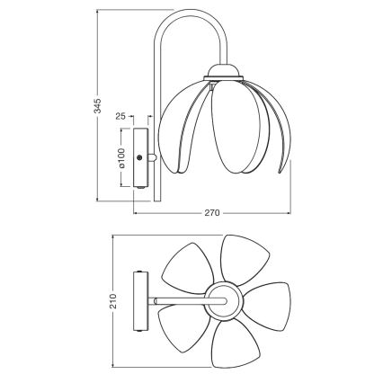 Osram - Επιτοίχιο φωτιστικό DECOR RATTAN 1xE27/15W/230V μπεζ/μαύρο