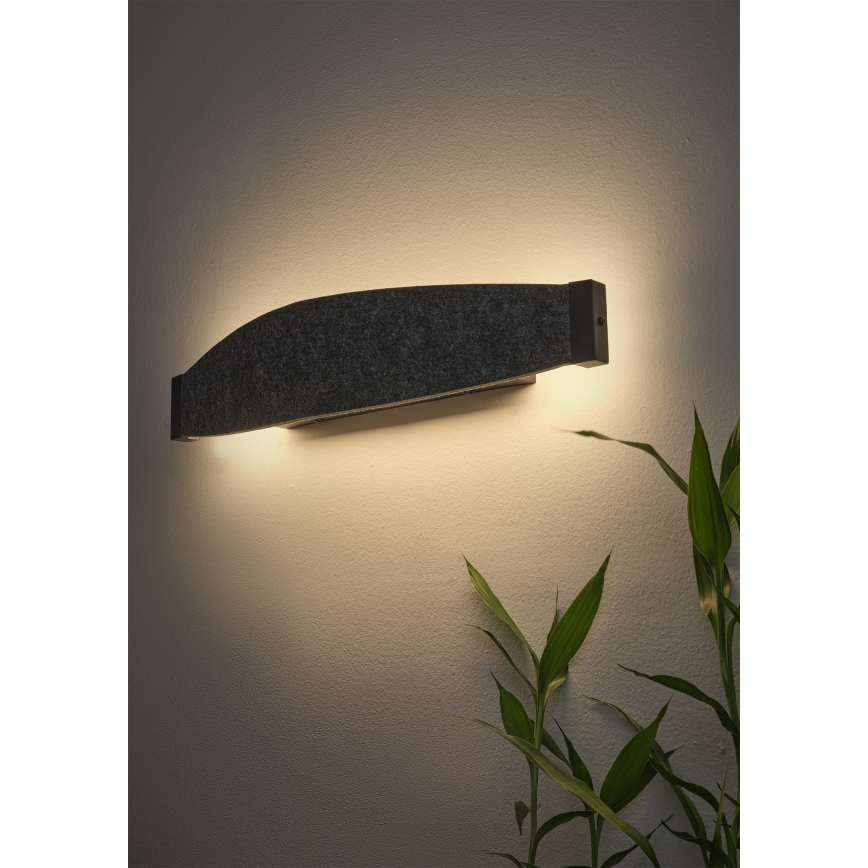 Osram - Επιτοίχιο φωτιστικό LED DECOR FLAT LED/13W/230V γκρι