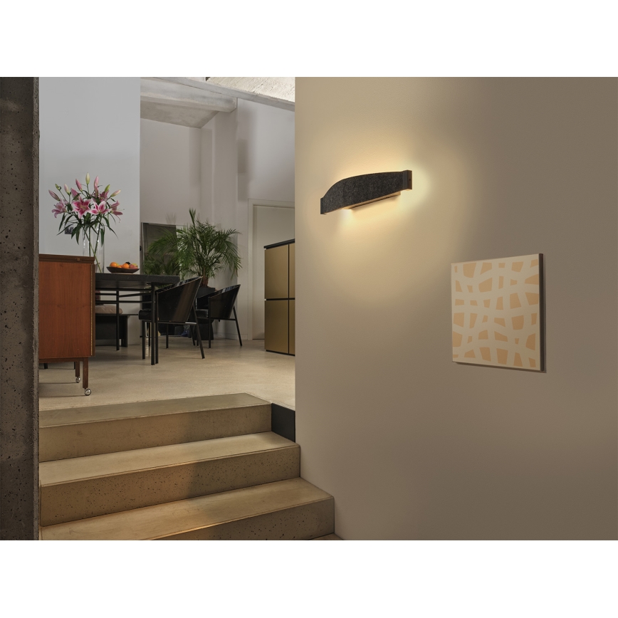 Osram - Επιτοίχιο φωτιστικό LED DECOR FLAT LED/13W/230V γκρι