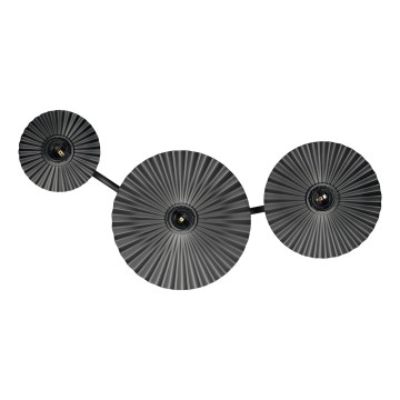 Osram - Επιτοίχιο φωτιστικό PLISSEE 3xE27/15W/230V ανθρακί